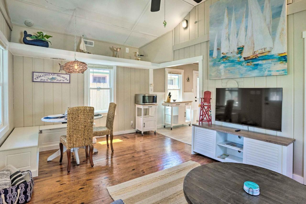 Chic Cottage With Private Yard Steps To Beach! Colonial Beach Exteriör bild